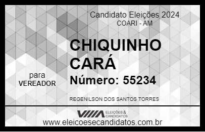 Candidato CHIQUINHO CARÁ 2024 - COARI - Eleições