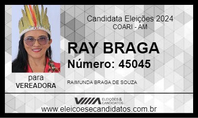 Candidato RAY BRAGA 2024 - COARI - Eleições