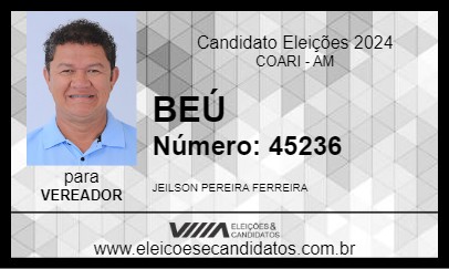 Candidato BEÚ 2024 - COARI - Eleições