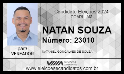 Candidato NATAN SOUZA 2024 - COARI - Eleições