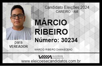 Candidato MÁRCIO RIBEIRO 2024 - CAREIRO - Eleições