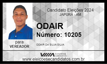 Candidato ODAIR 2024 - JAPURÁ - Eleições