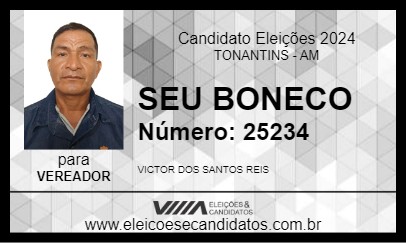 Candidato SEU BONECO 2024 - TONANTINS - Eleições