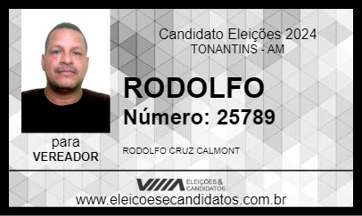 Candidato RODOLFO 2024 - TONANTINS - Eleições