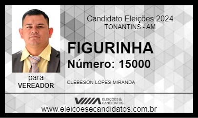 Candidato FIGURINHA 2024 - TONANTINS - Eleições