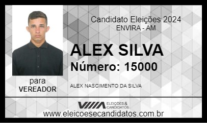 Candidato ALEX SILVA 2024 - ENVIRA - Eleições