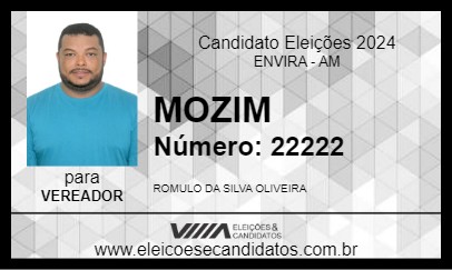 Candidato MOZIM 2024 - ENVIRA - Eleições