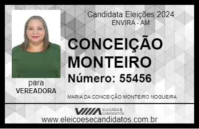 Candidato CONCEIÇÃO MONTEIRO 2024 - ENVIRA - Eleições