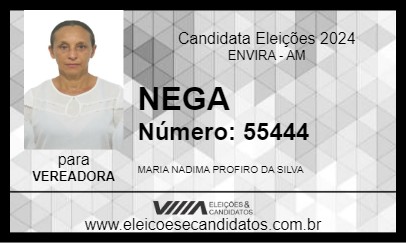 Candidato NEGA 2024 - ENVIRA - Eleições