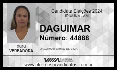 Candidato DAGUIMAR 2024 - IPIXUNA - Eleições