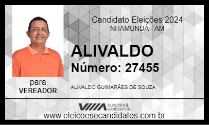 Candidato ALIVALDO 2024 - NHAMUNDÁ - Eleições