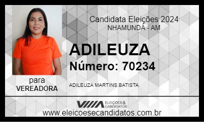 Candidato ADILEUZA 2024 - NHAMUNDÁ - Eleições