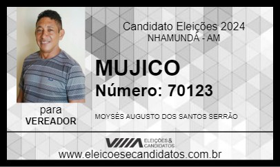 Candidato MUJICO 2024 - NHAMUNDÁ - Eleições