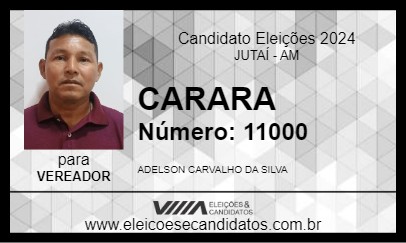 Candidato CARARA 2024 - JUTAÍ - Eleições