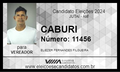 Candidato CABURI 2024 - JUTAÍ - Eleições