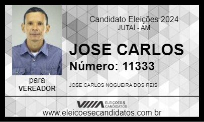 Candidato JOSE CARLOS 2024 - JUTAÍ - Eleições