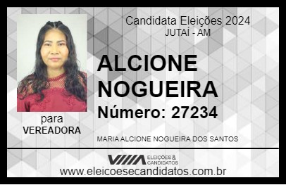 Candidato ALCIONE NOGUEIRA 2024 - JUTAÍ - Eleições