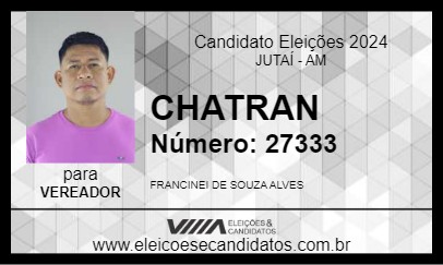 Candidato CHATRAN 2024 - JUTAÍ - Eleições