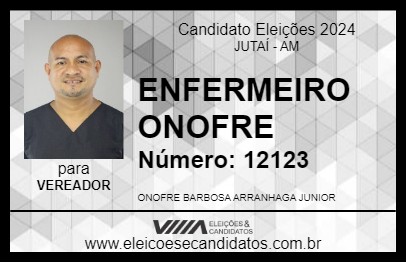 Candidato ENFERMEIRO ONOFRE 2024 - JUTAÍ - Eleições