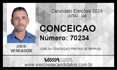 Candidato CONCEICAO 2024 - JUTAÍ - Eleições