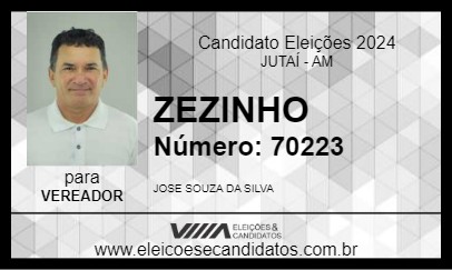 Candidato ZEZINHO 2024 - JUTAÍ - Eleições