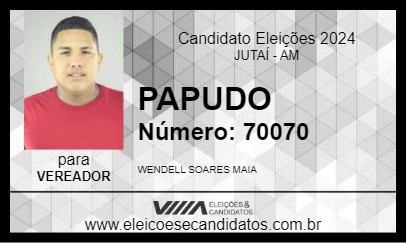 Candidato PAPUDO 2024 - JUTAÍ - Eleições