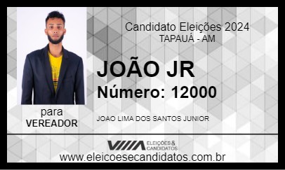 Candidato JOÃO JR 2024 - TAPAUÁ - Eleições