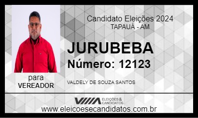 Candidato JURUBEBA 2024 - TAPAUÁ - Eleições