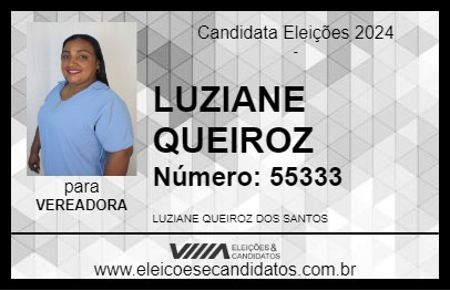 Candidato LUZIANE QUEIROZ 2024 - AUTAZES - Eleições