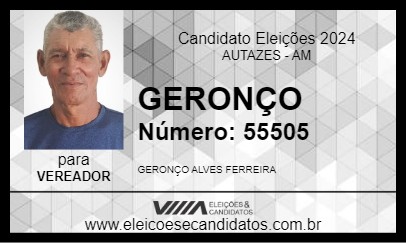 Candidato GERONÇO 2024 - AUTAZES - Eleições