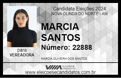 Candidato MARCIA SANTOS 2024 - NOVA OLINDA DO NORTE - Eleições