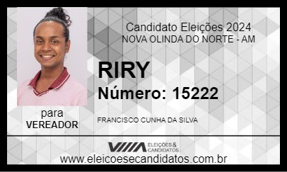 Candidato RIRY 2024 - NOVA OLINDA DO NORTE - Eleições