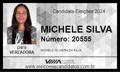 Candidato MICHELE SILVA  2024 - AUTAZES - Eleições