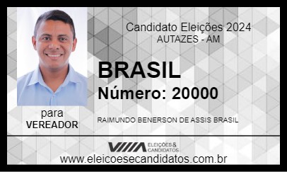 Candidato BRASIL 2024 - AUTAZES - Eleições