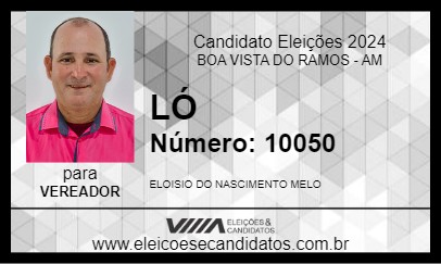 Candidato LÓ 2024 - BOA VISTA DO RAMOS - Eleições