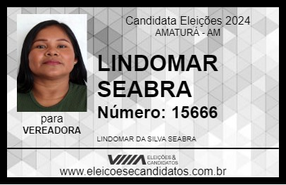 Candidato LINDOMAR SEABRA 2024 - AMATURÁ - Eleições