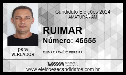 Candidato RUIMAR 2024 - AMATURÁ - Eleições