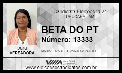 Candidato BETA DO PT 2024 - URUCARÁ - Eleições