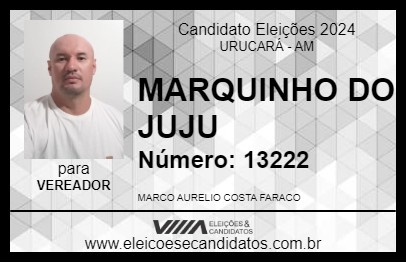 Candidato MARQUINHO DO JUJU 2024 - URUCARÁ - Eleições