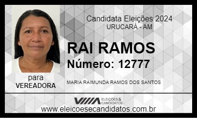 Candidato RAI RAMOS 2024 - URUCARÁ - Eleições