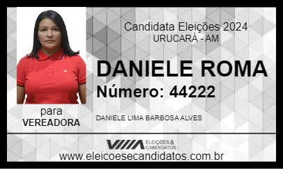 Candidato DANIELE ROMA 2024 - URUCARÁ - Eleições