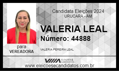 Candidato VALERIA LEAL 2024 - URUCARÁ - Eleições