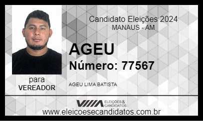 Candidato AGEU 2024 - MANAUS - Eleições