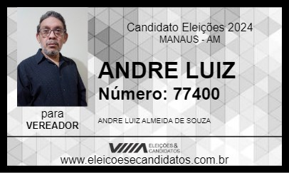 Candidato ANDRÉ LUIZ DO PORTAL 2024 - MANAUS - Eleições