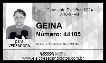 Candidato GEINA 2024 - ANORI - Eleições