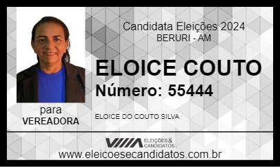 Candidato ELOICE COUTO 2024 - BERURI - Eleições