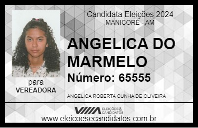 Candidato ANGELICA DO MARMELO 2024 - MANICORÉ - Eleições