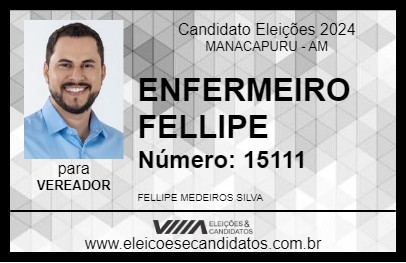 Candidato ENFERMEIRO FELLIPE 2024 - MANACAPURU - Eleições