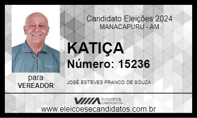 Candidato KATIÇA 2024 - MANACAPURU - Eleições