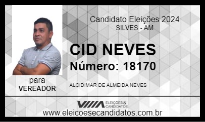 Candidato CID NEVES 2024 - SILVES - Eleições